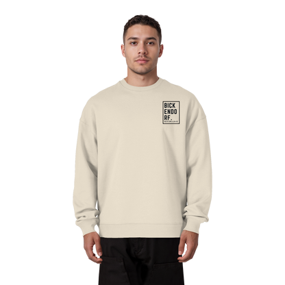 Bickendorf Koordinaten (kleiner Druck auf der Brust) - Organic Oversize Sweatshirt