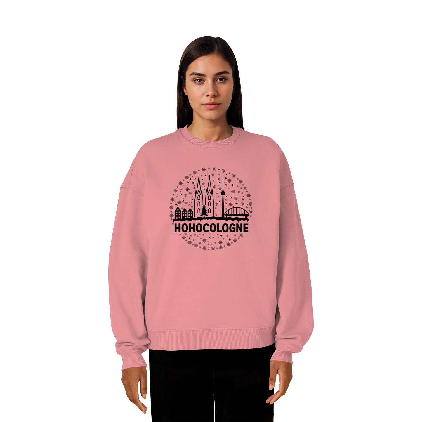 HOHOCologne Druck - Organic Oversize Sweatshirt