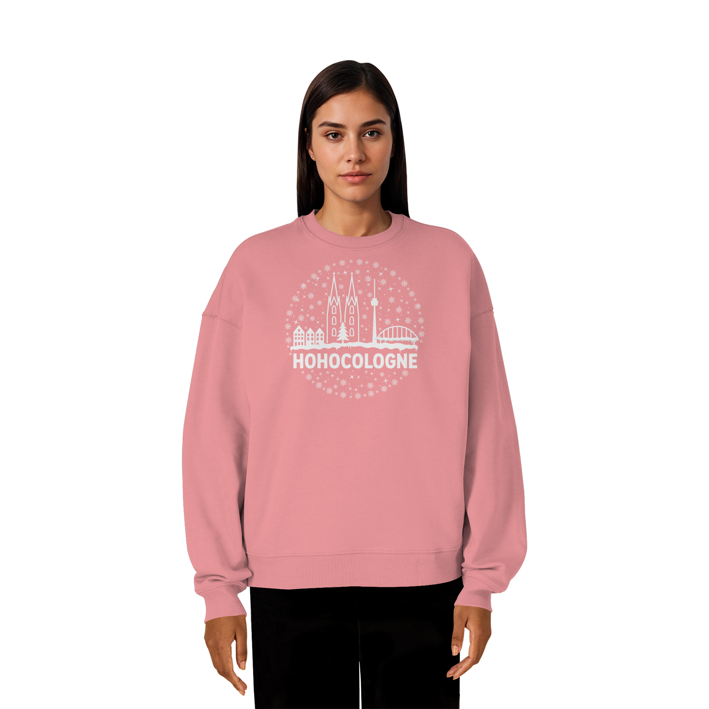 HOHOCologne Druck - Organic Oversize Sweatshirt