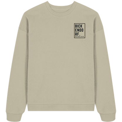 Bickendorf Koordinaten (kleiner Druck auf der Brust) - Organic Oversize Sweatshirt