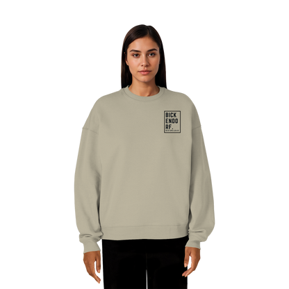 Bickendorf Koordinaten (kleiner Druck auf der Brust) - Organic Oversize Sweatshirt