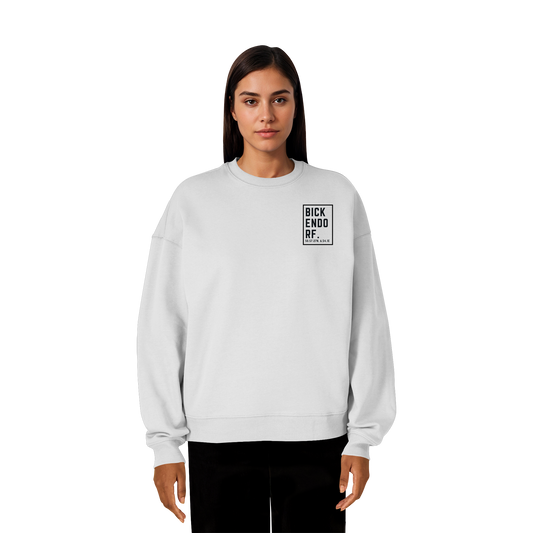 Bickendorf Koordinaten (kleiner Druck auf der Brust) - Organic Oversize Sweatshirt
