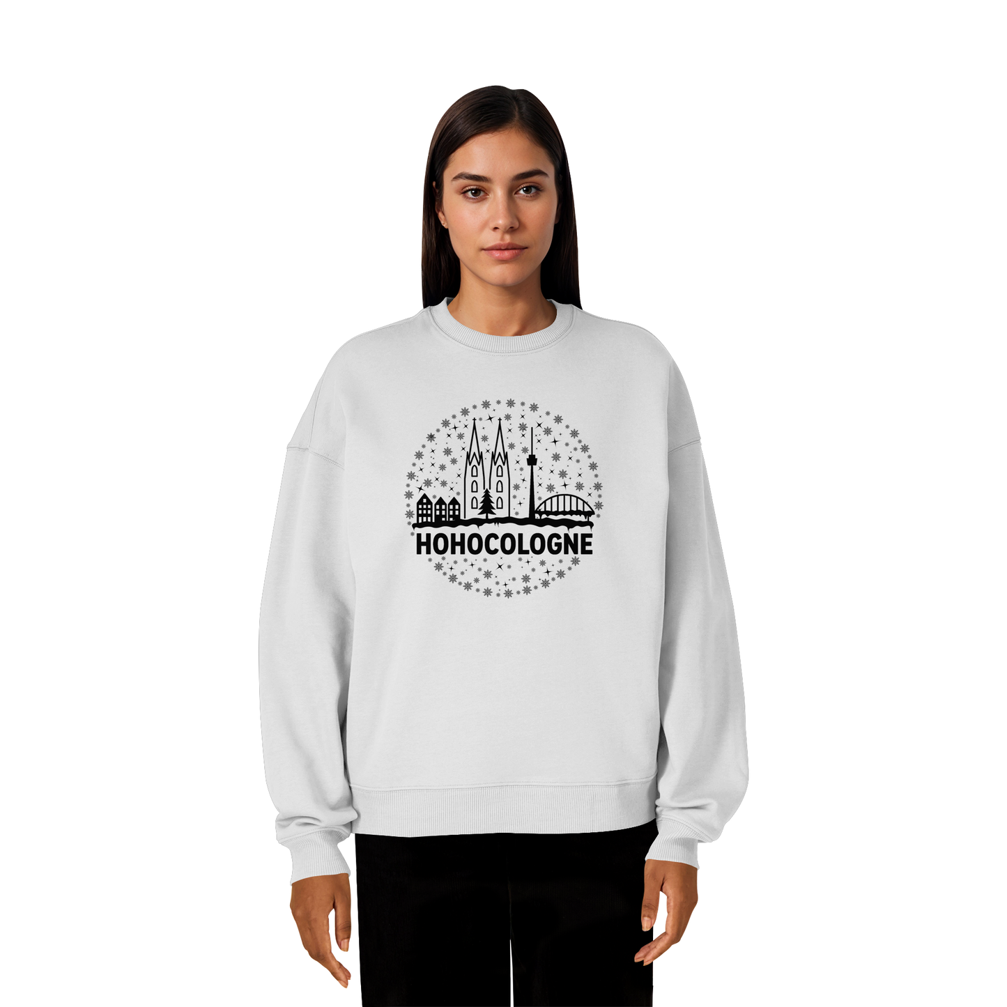 HOHOCologne Druck - Organic Oversize Sweatshirt