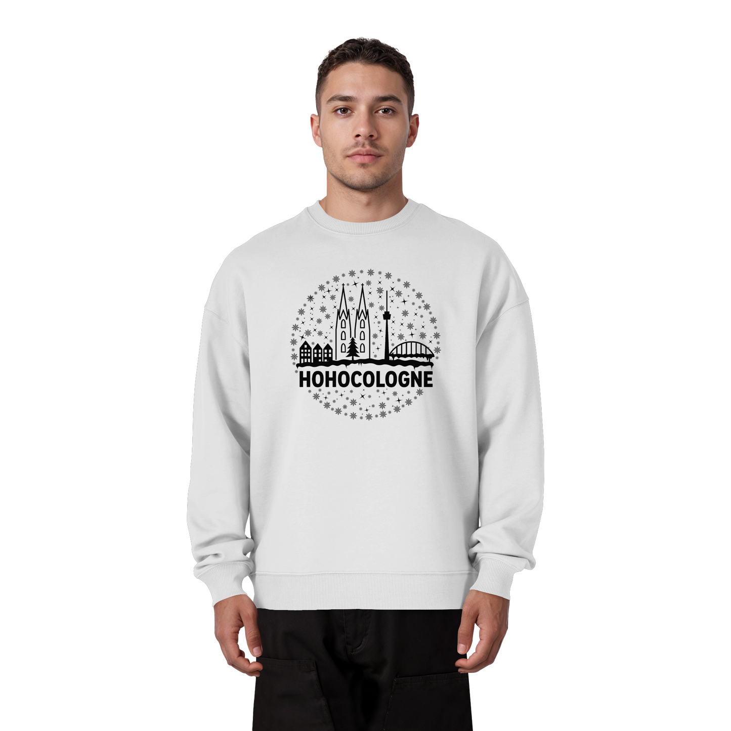HOHOCologne Druck - Organic Oversize Sweatshirt