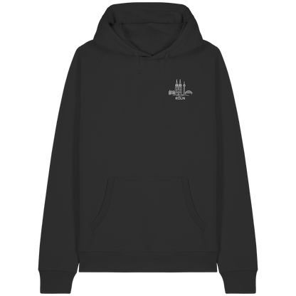 Köln Skyline Stick - Organic Raglan Hoodie
