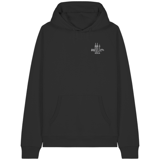Köln Skyline Stick - Organic Raglan Hoodie