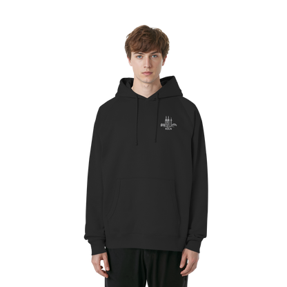Köln Skyline Stick - Organic Raglan Hoodie