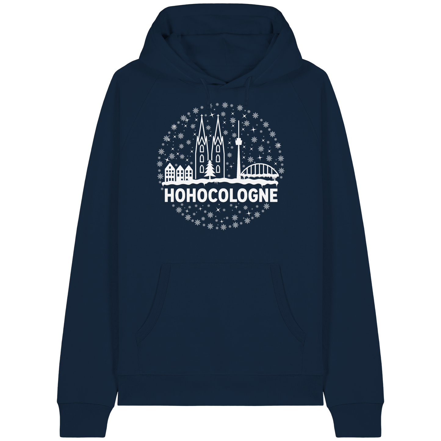 HOHOCologne Druck - Organic Raglan Hoodie