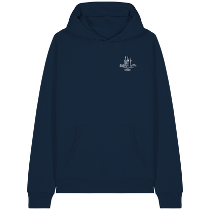Köln Skyline Stick - Organic Raglan Hoodie