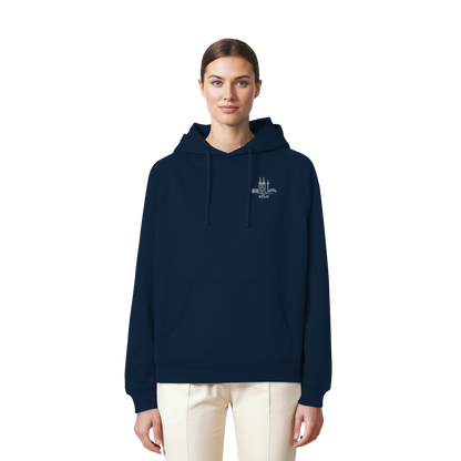 Köln Skyline Stick - Organic Raglan Hoodie