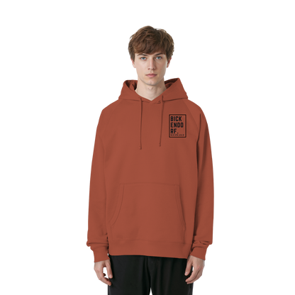 Bickendorf Koordinaten (kleiner Druck auf der Brust) - Organic Raglan Hoodie