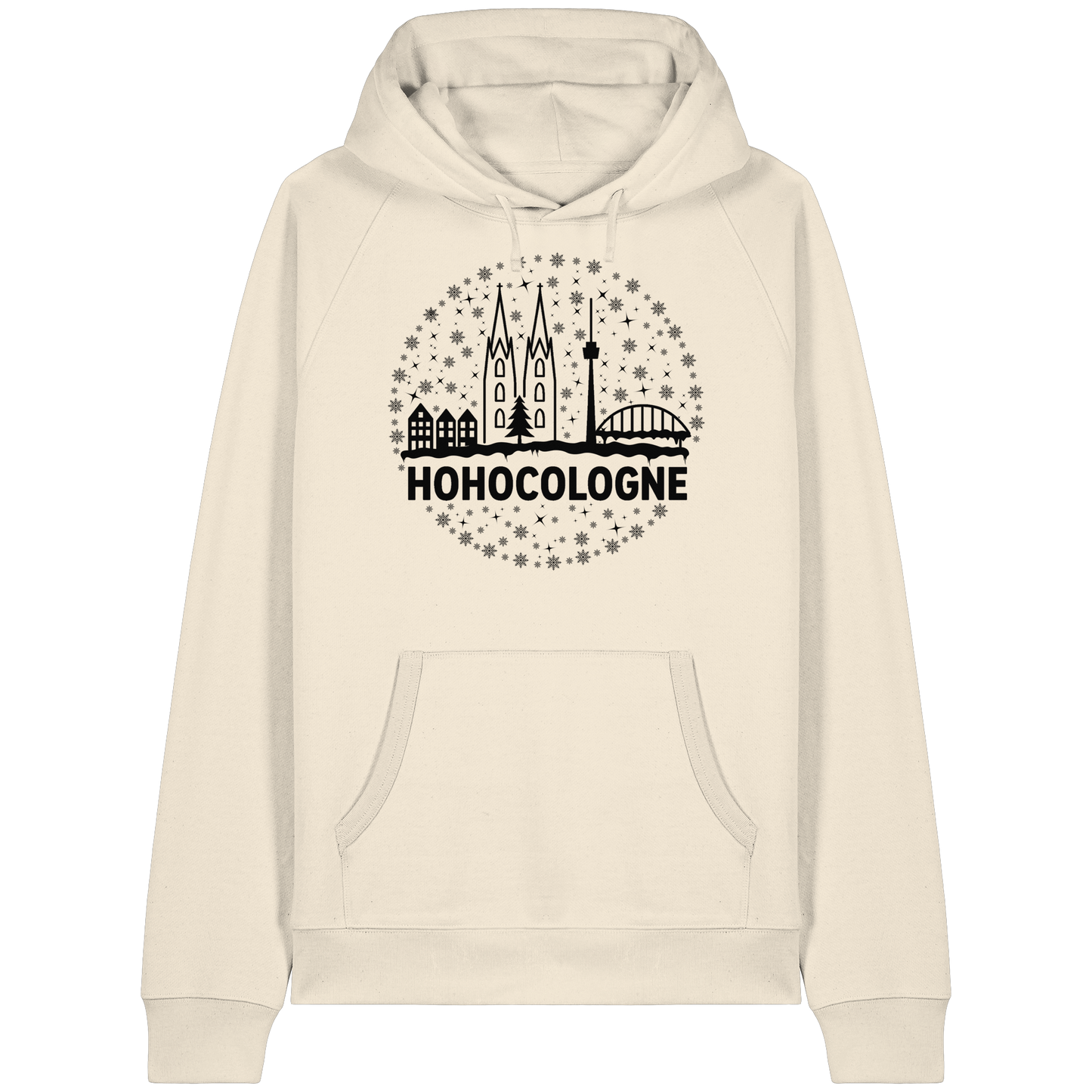 HOHOCologne Druck - Organic Raglan Hoodie