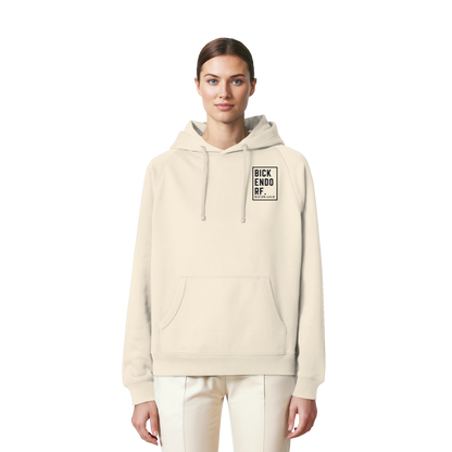 Bickendorf Koordinaten (kleiner Druck auf der Brust) - Organic Raglan Hoodie