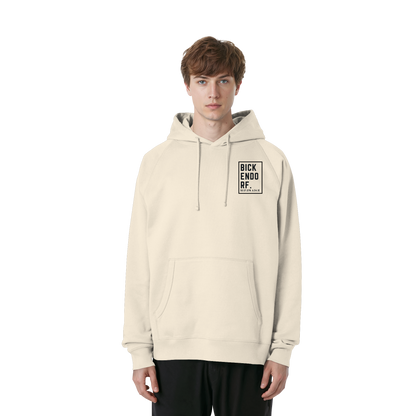 Bickendorf Koordinaten (kleiner Druck auf der Brust) - Organic Raglan Hoodie