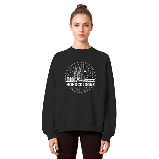 HOHOCologne Druck - Organic Raglan Sweatshirt