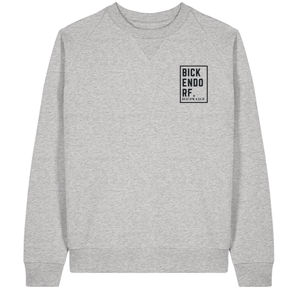 Bickendorf Koordinaten (kleiner Druck auf der Brust) - Organic Raglan Sweatshirt