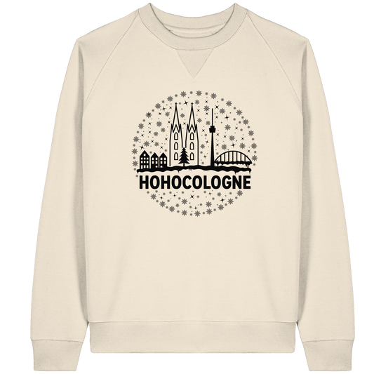 HOHOCologne Druck - Organic Raglan Sweatshirt