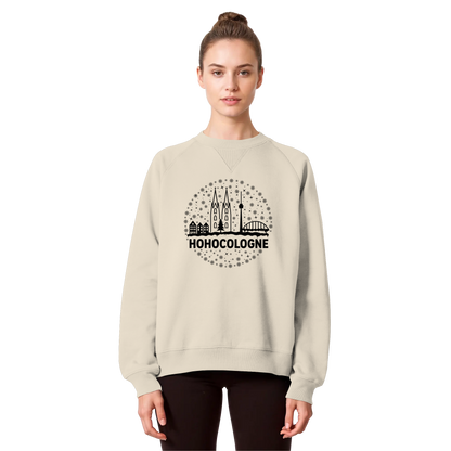 HOHOCologne Druck - Organic Raglan Sweatshirt