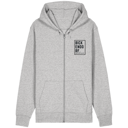 Bickendorf Koordinaten (kleiner Druck auf der Brust) - Organic Relaxed Zipper