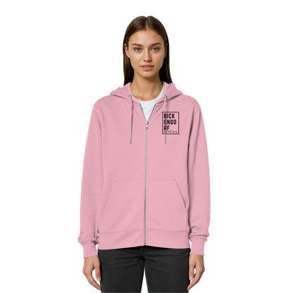 Bickendorf Koordinaten (kleiner Druck auf der Brust) - Organic Relaxed Zipper