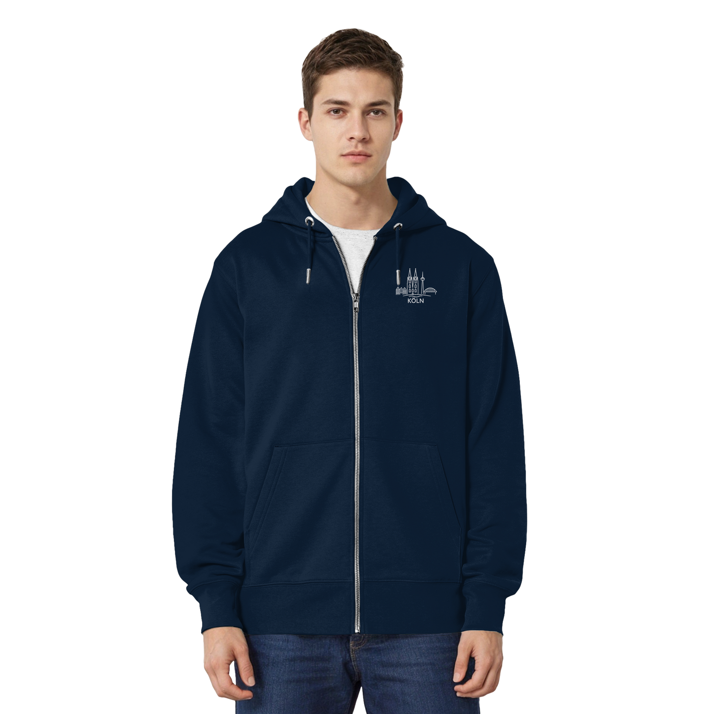 Köln Skyline Stick - Organic Relaxed Zipper