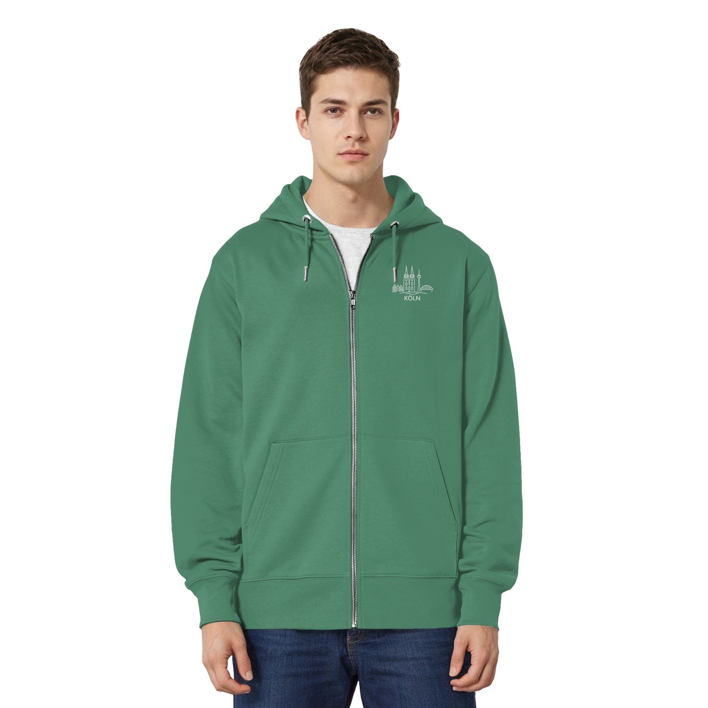 Köln Skyline Stick - Organic Relaxed Zipper