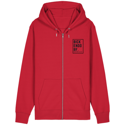 Bickendorf Koordinaten (kleiner Druck auf der Brust) - Organic Relaxed Zipper
