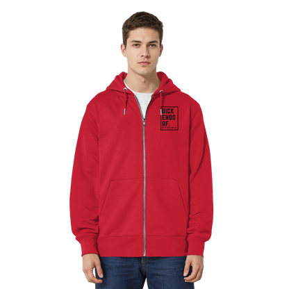 Bickendorf Koordinaten (kleiner Druck auf der Brust) - Organic Relaxed Zipper