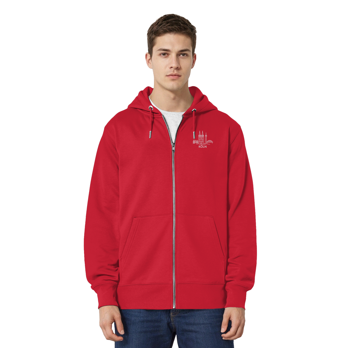 Köln Skyline Stick - Organic Relaxed Zipper