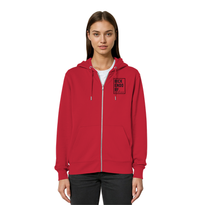 Bickendorf Koordinaten (kleiner Druck auf der Brust) - Organic Relaxed Zipper