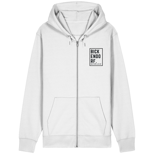 Bickendorf Koordinaten (kleiner Druck auf der Brust) - Organic Relaxed Zipper