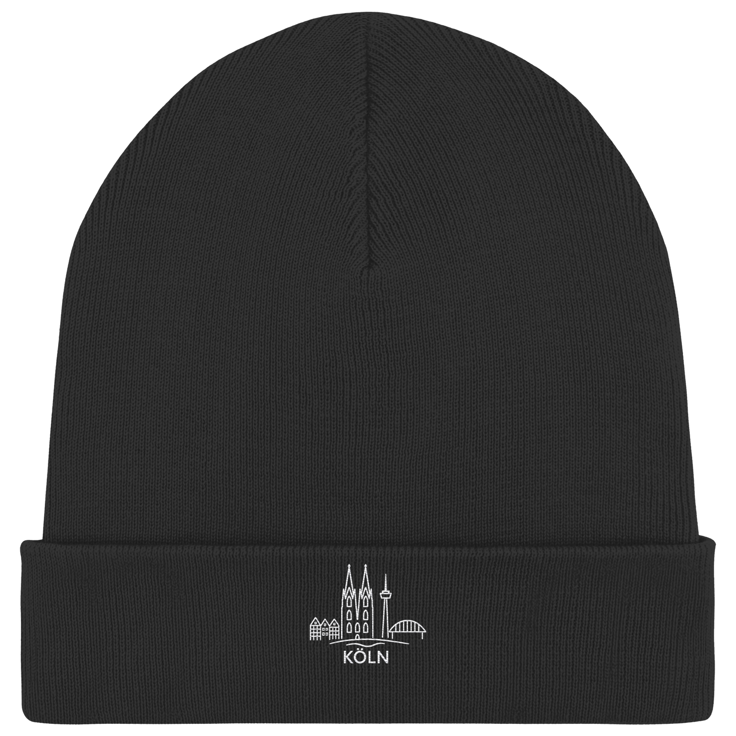 Köln Skyline Stick - Organic Rib Beanie