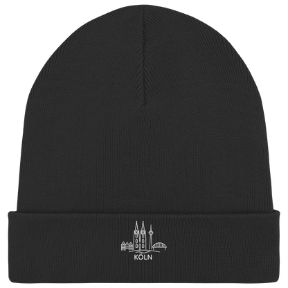 Köln Skyline Stick - Organic Rib Beanie