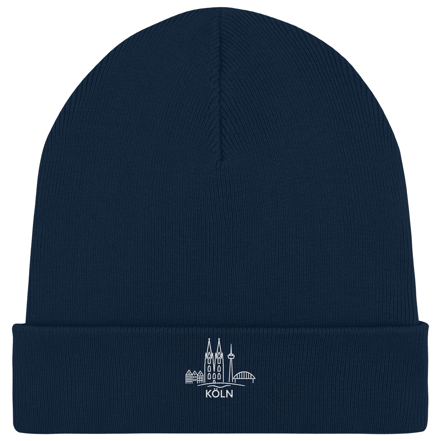 Köln Skyline Stick - Organic Rib Beanie