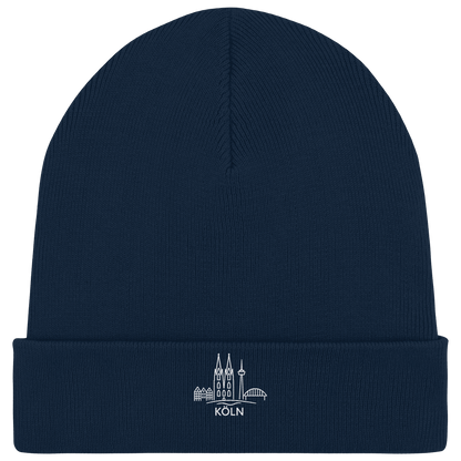 Köln Skyline Stick - Organic Rib Beanie