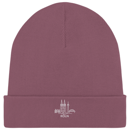 Köln Skyline Stick - Organic Rib Beanie
