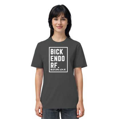 Bickendorf Koordinaten (großer Druck auf der Brust) - Organic Shirt