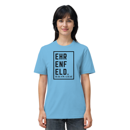 Ehrenfeld Koordinaten (großer Druck auf der Brust) - Organic Shirt