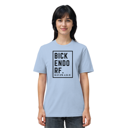 Bickendorf Koordinaten (großer Druck auf der Brust) - Organic Shirt