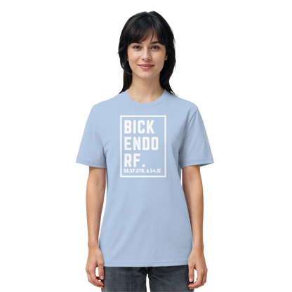 Bickendorf Koordinaten (großer Druck auf der Brust) - Organic Shirt