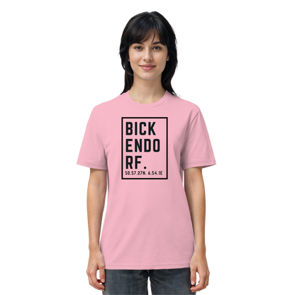 Bickendorf Koordinaten (großer Druck auf der Brust) - Organic Shirt