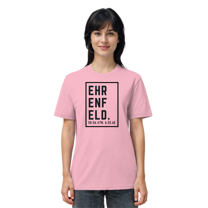 Ehrenfeld Koordinaten (großer Druck auf der Brust) - Organic Shirt