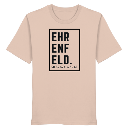 Ehrenfeld Koordinaten (großer Druck auf der Brust) - Organic Shirt