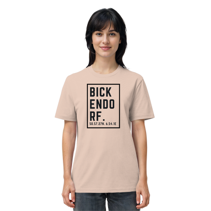 Bickendorf Koordinaten (großer Druck auf der Brust) - Organic Shirt