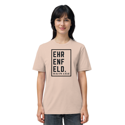 Ehrenfeld Koordinaten (großer Druck auf der Brust) - Organic Shirt