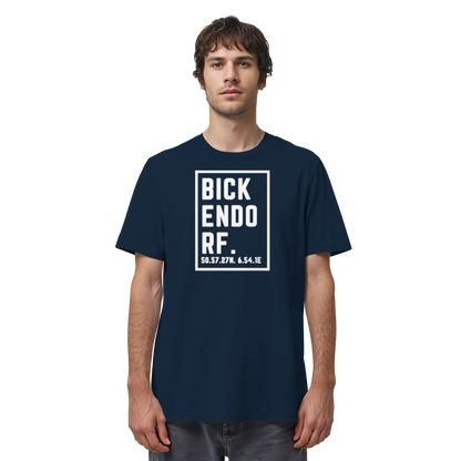 Bickendorf Koordinaten (großer Druck auf der Brust) - Organic Shirt