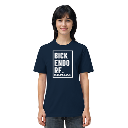 Bickendorf Koordinaten (großer Druck auf der Brust) - Organic Shirt