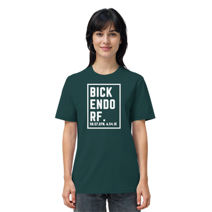 Bickendorf Koordinaten (großer Druck auf der Brust) - Organic Shirt