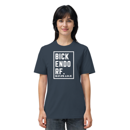 Bickendorf Koordinaten (großer Druck auf der Brust) - Organic Shirt