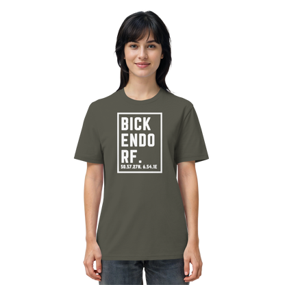 Bickendorf Koordinaten (großer Druck auf der Brust) - Organic Shirt